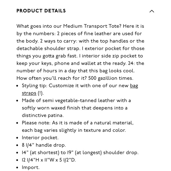 Madewell The Medium Transport Tote - Picture 2 of 8